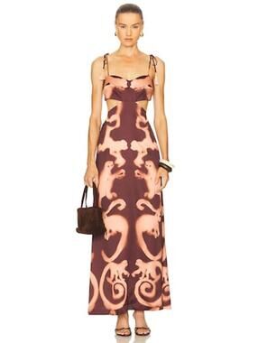 Eugenia Fernandez Alba Dress in Brown